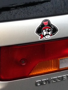 Wellesley Raider bumper sticker