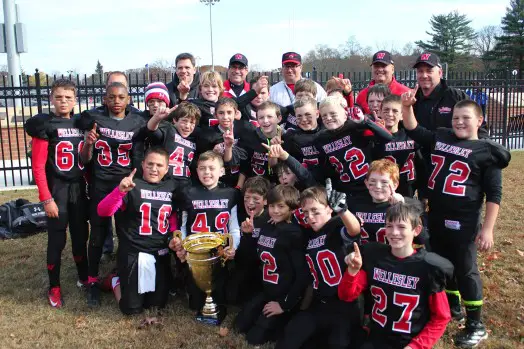 Wellesley Youth Football state champs 5th grade