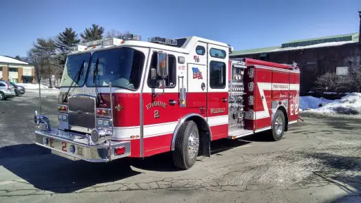 Wellesley Fire Department new engine, 2015