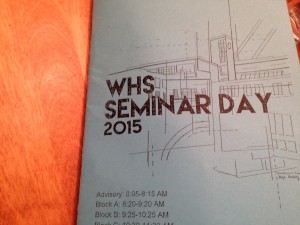Wellesley High Seminar Day
