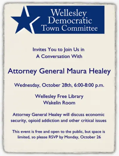 Maura Healey, Wellesley visit