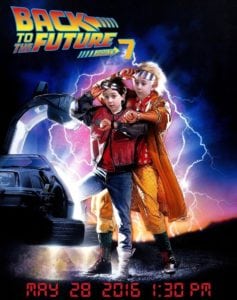 Back to the Future party by Licata family