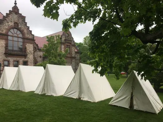 Encampment at Wellesley Town Hall