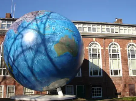 Babson College globe