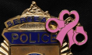 Wellesley Police breast cancer badge