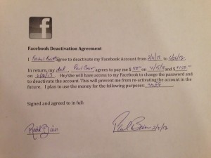 facebook contract