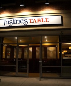 justine's table