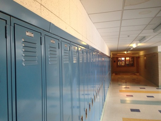 Wellesley Middle School lockers