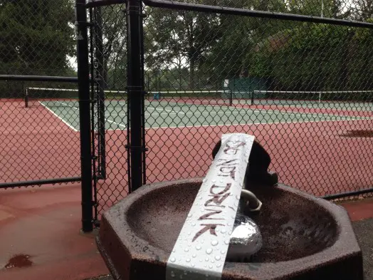 wellesley water warning tennis courts