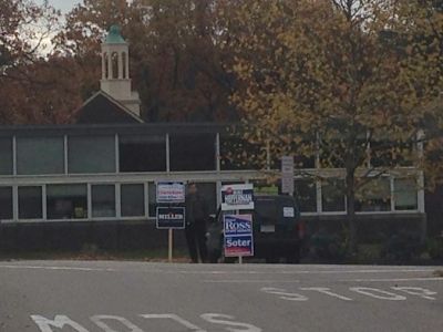 Republican voting signs, Wellesley 2014