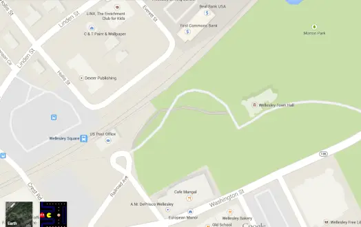 Wellesley google map