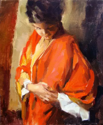 Eli Cedrone painting, wellesley