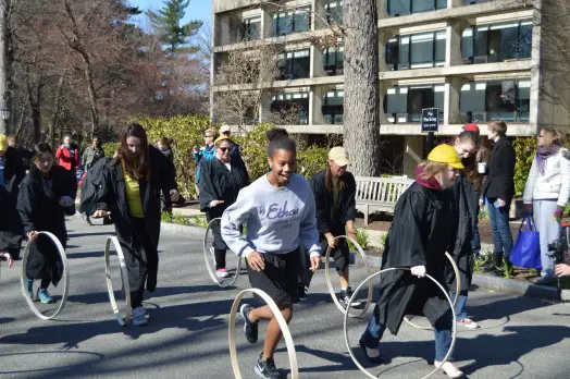 Wellesley College hoop roll 2015