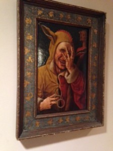 Wellesley College, Laughing Fool, (possibly) by Jacob Cornelisz Van Oostsanen