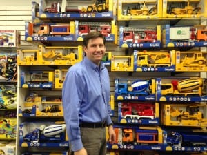 Andy Brown, owner of Wellesley Toy Shop