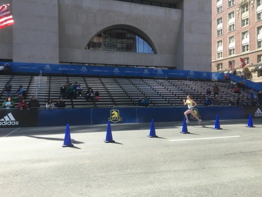 Wellesley Middle School's Allison Sibold wins the BAA Middle School Invitational 1000-meter race