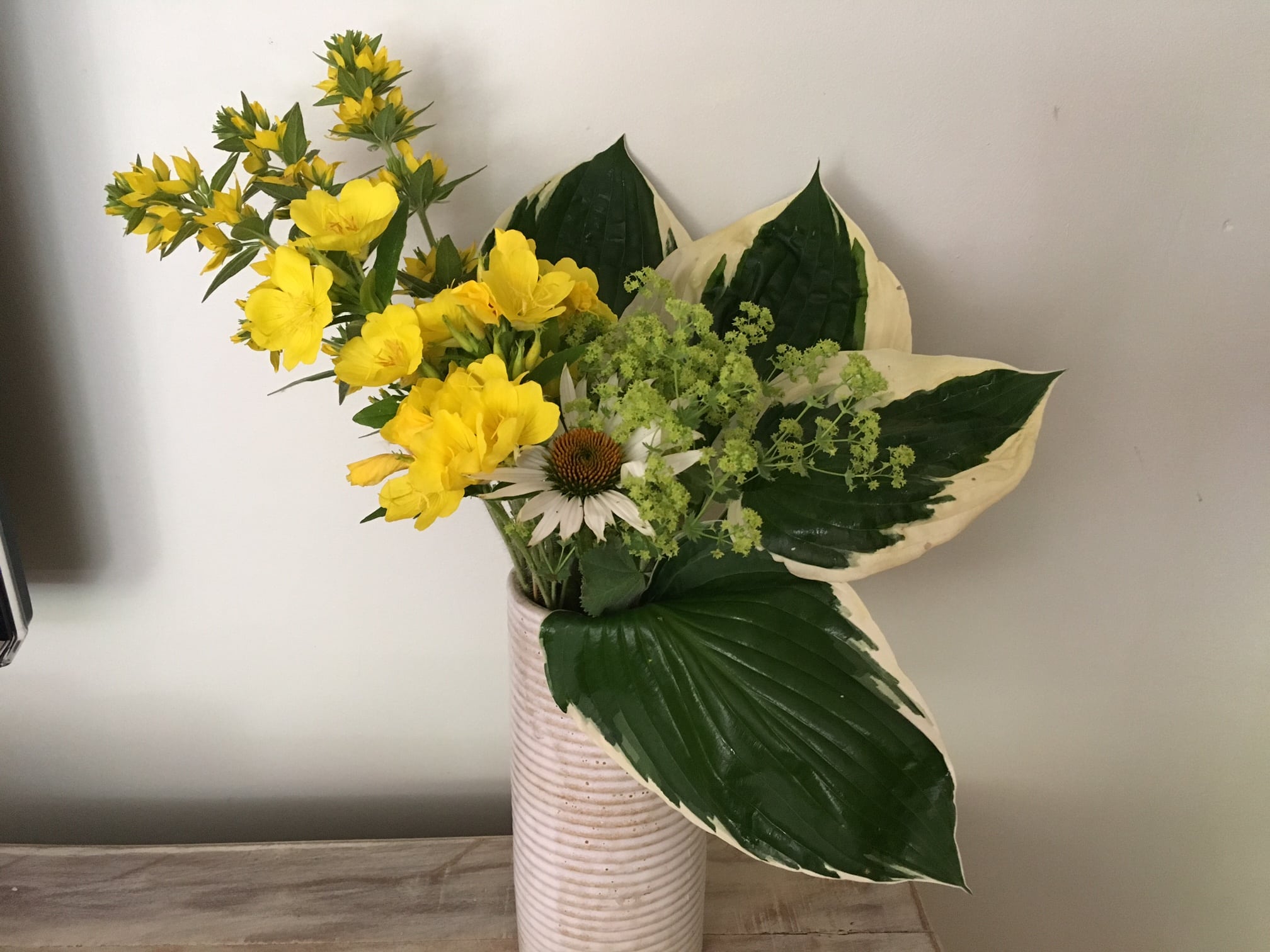 Flower arrangement, Wellesley, June 2016