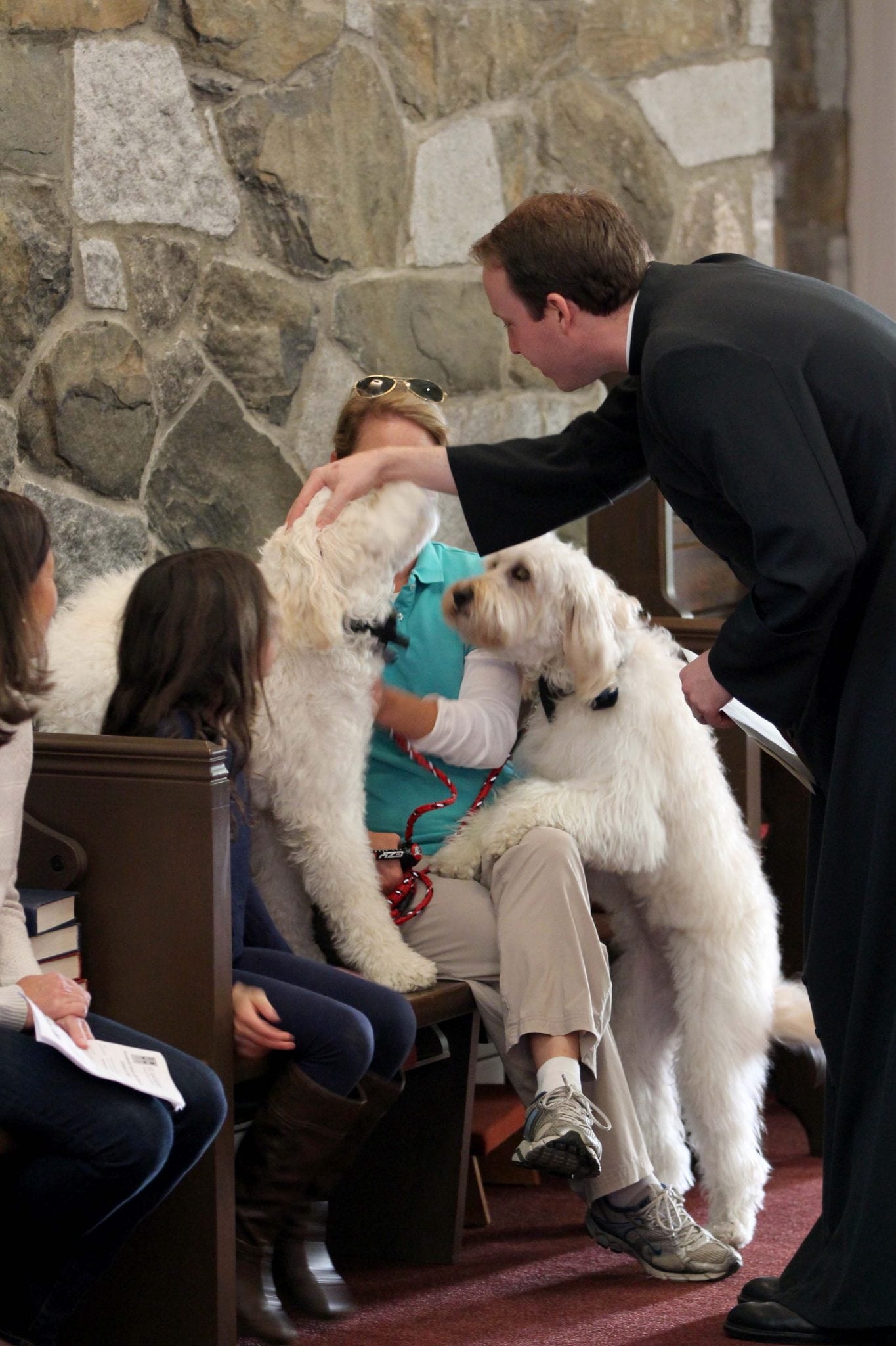 Blessing of animals, St. Andrew's, Wellesley