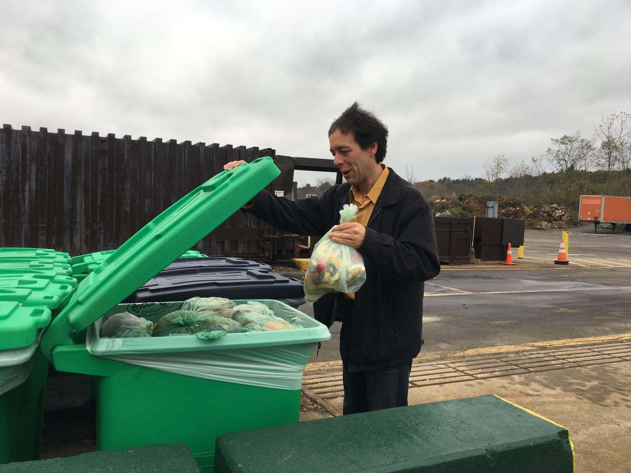 Wellesley RDF, Food Waste Drop Off area