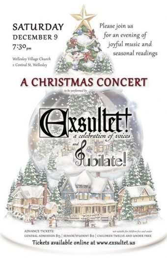 Wellesley Village Church, Christmas Concert