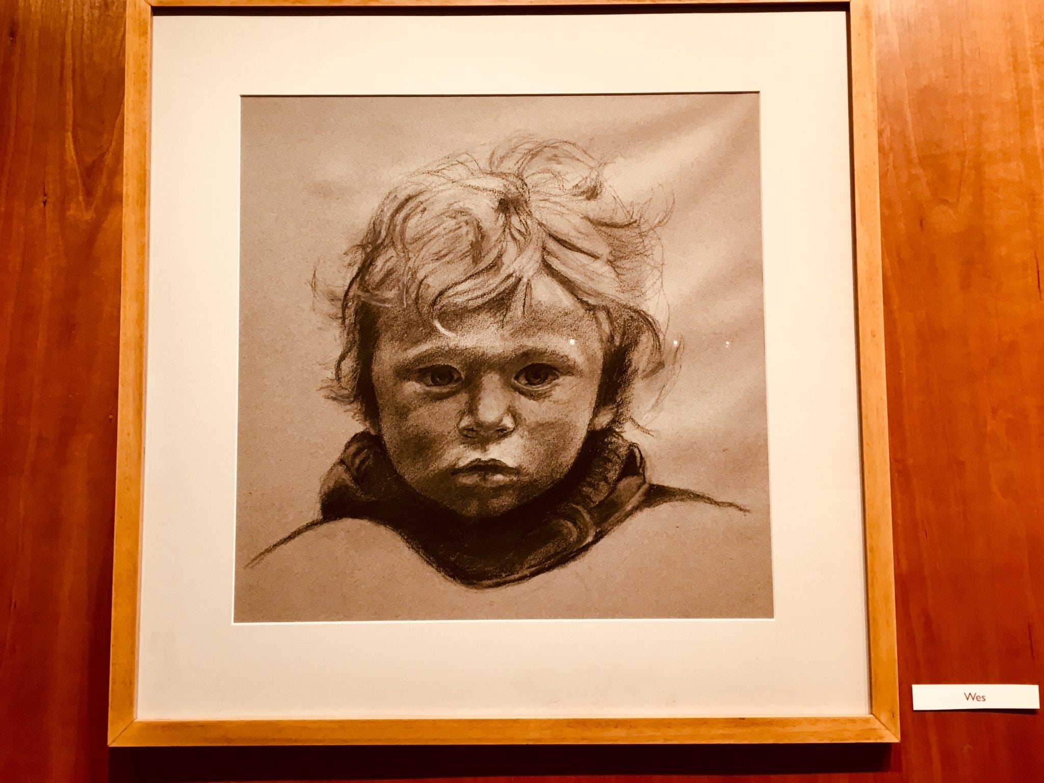 Tim Marsters, artist, Wellesley Free Library exhibit