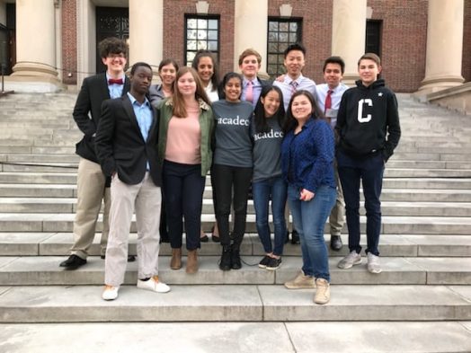 Wellesley High Academic Decathlon team