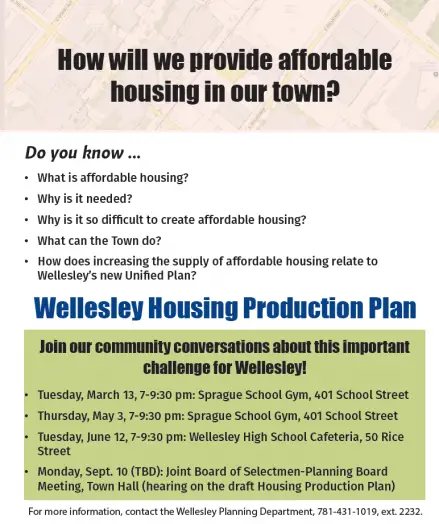Wellesley Housing Production plan