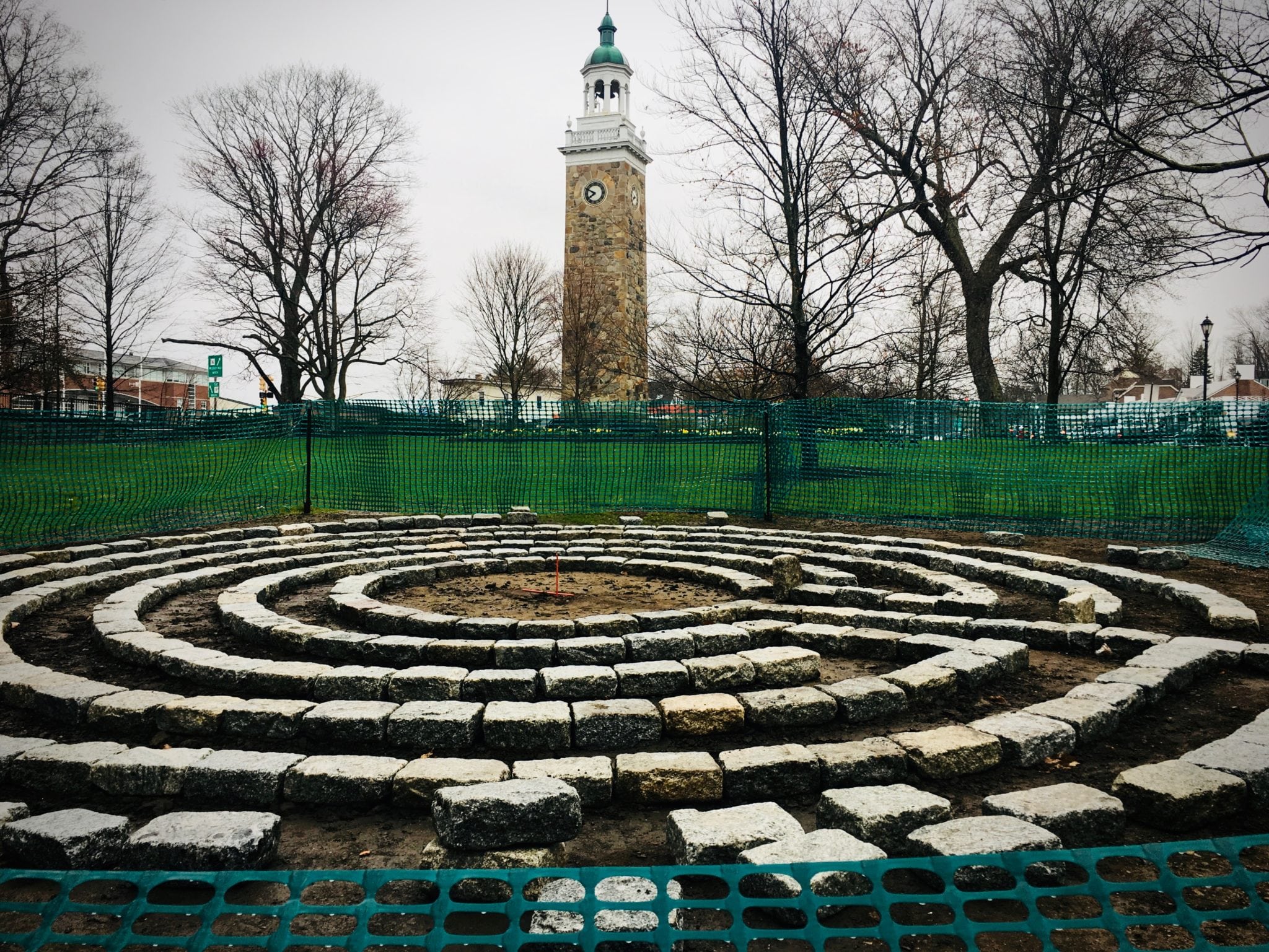 Labyrinth, Wellesley Hills Clock Tower