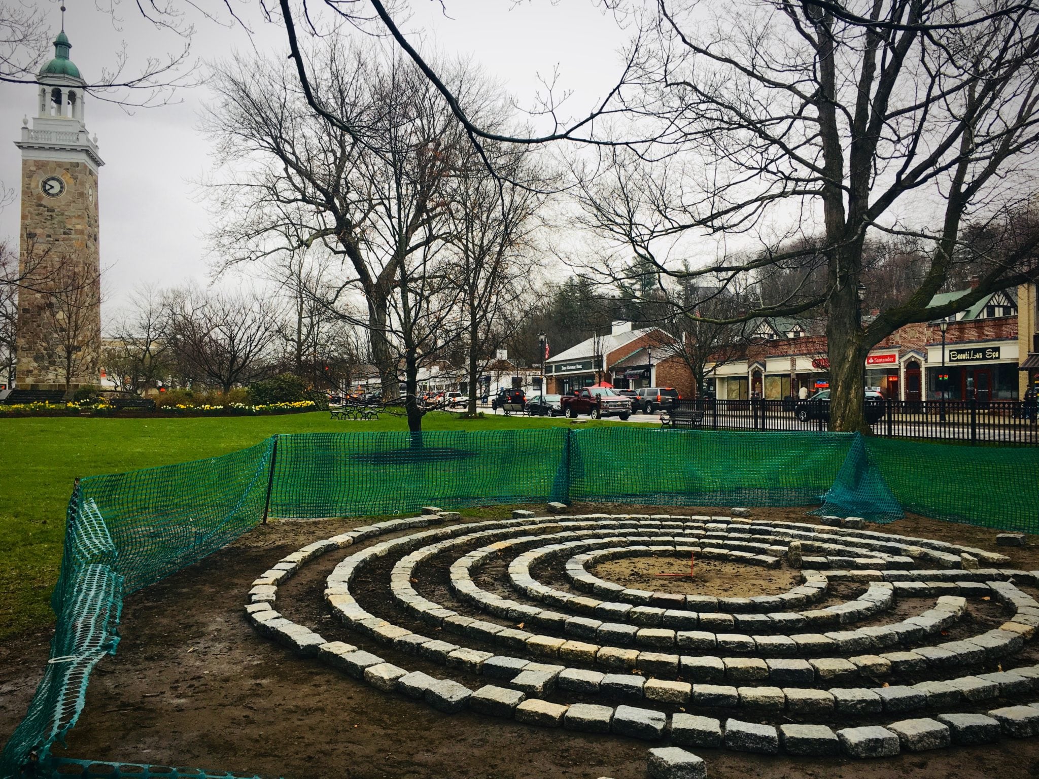Labyrinth, Wellesley Hills Clock Tower