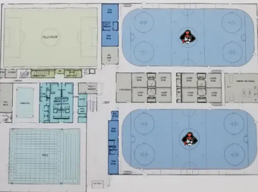 Wellesley Sports Center layout