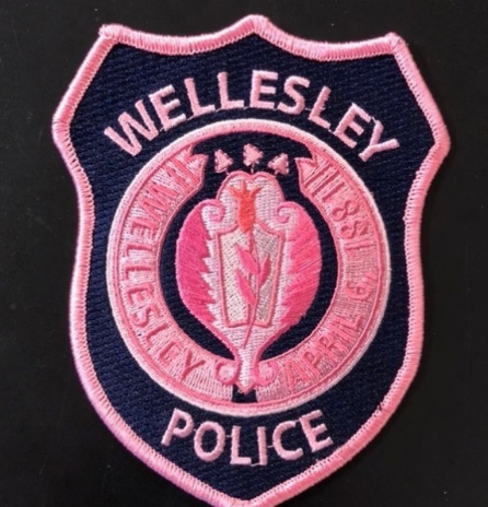 wellesley police pink patch