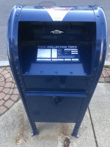 new wellesley mailbox on Washington Street near Weston Road intersection