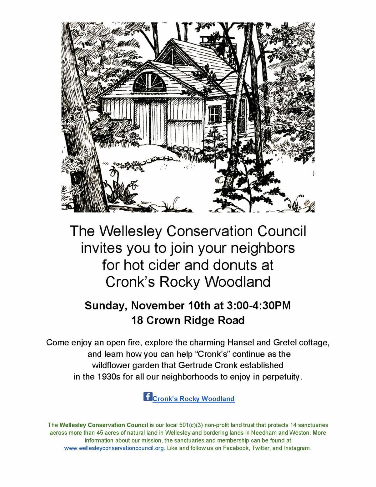 Cronk's Rocky Woodland, Wellesley