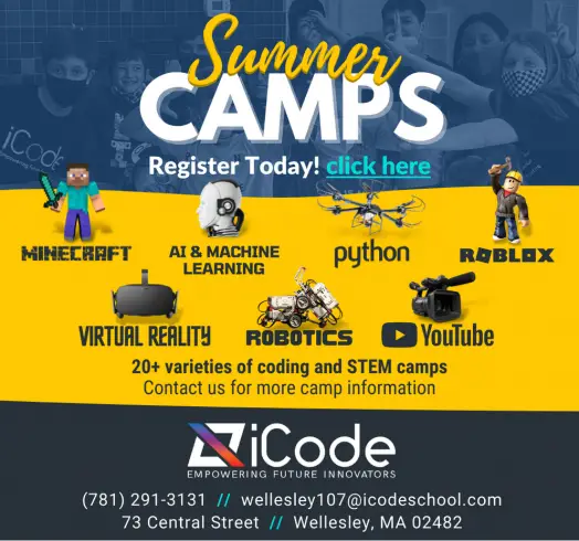 iCode, summer camps page