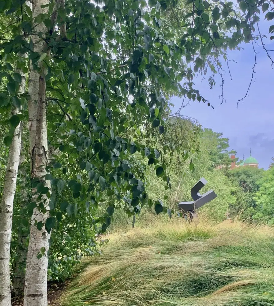 Wellesley College, outdoor art, Meadmore sculpture