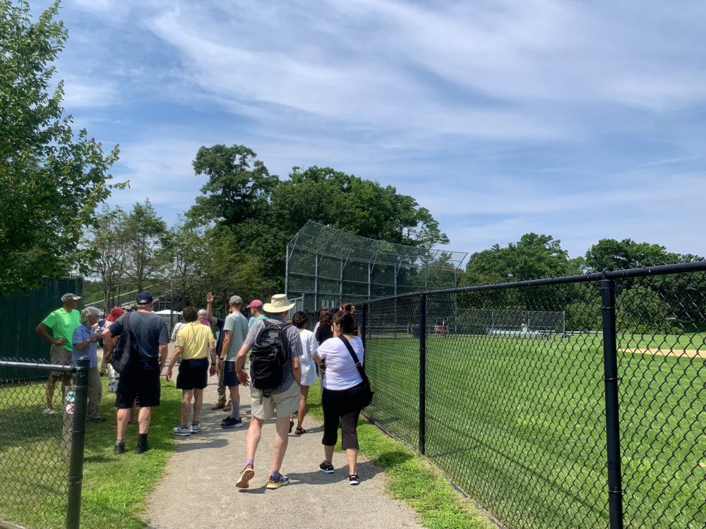 Fuller Brook Park, Wellesley, athletic fields area