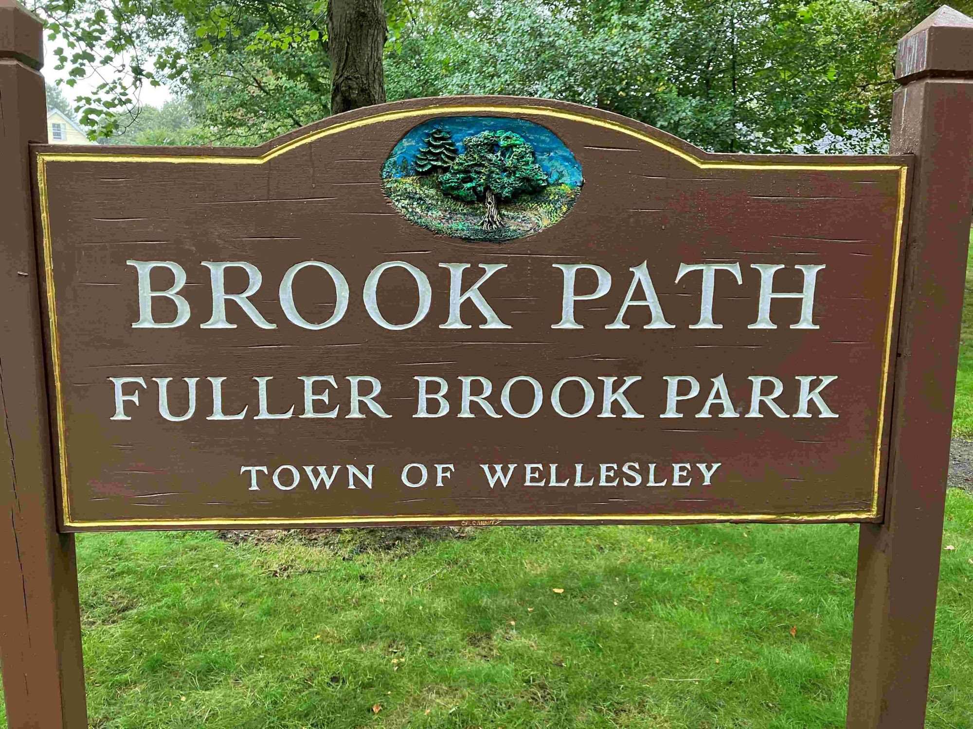 Brook Path sign