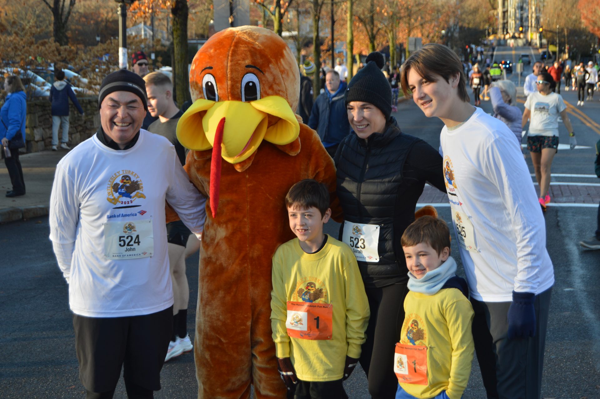 Wellesley Turkey Trot got party started on Thanksgiving Day The