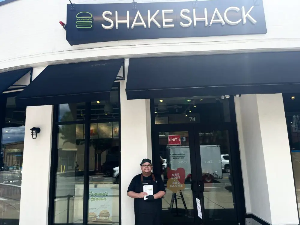 Marshall, part of Shake Shack training team