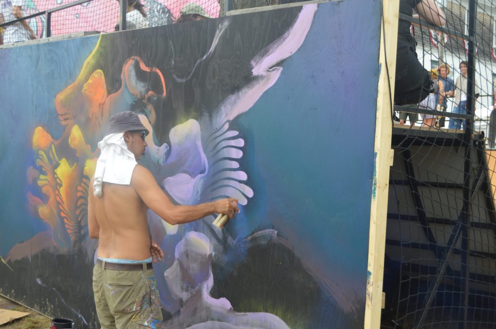 mural at Levitate