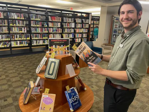 Wellesley Free Library Adult Display+Danny Gage