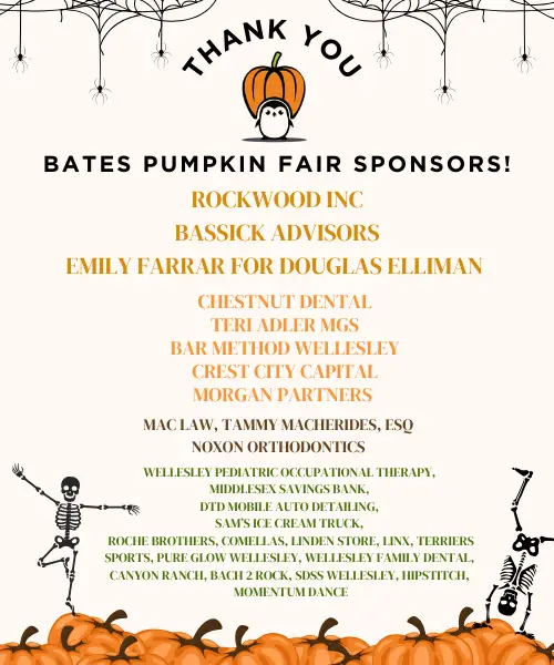 Bates Pumpkin Fair, Wellesley