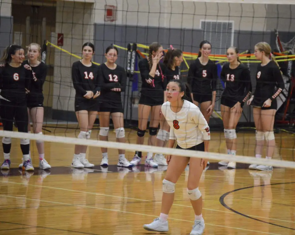 WHS girls volleyball v braintree