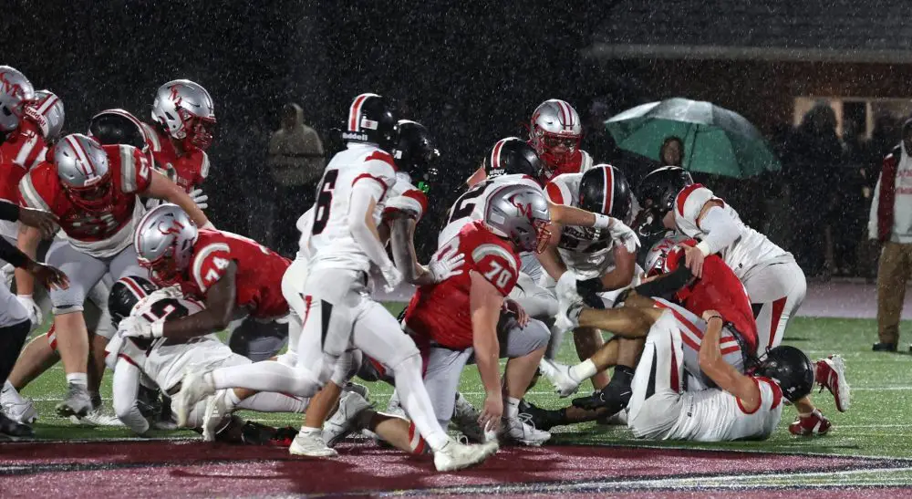 Wellesley vs Catholic Memorial football in Weston