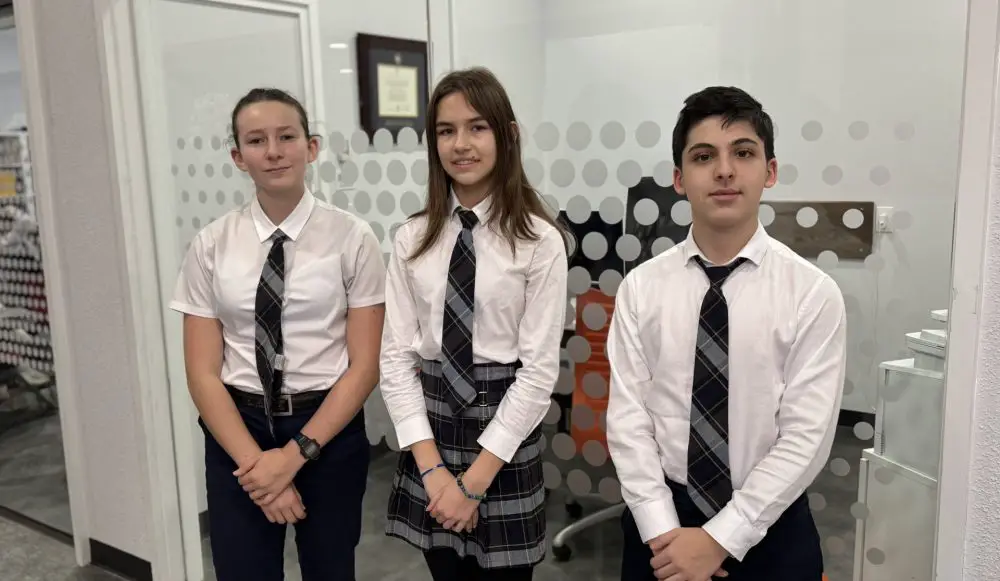 Star Academy students Danielle Rumshisky, Elizabeth Gisser & Alex Shaigorodsky