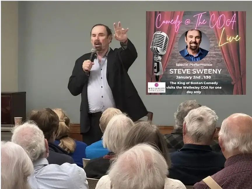 Steve Sweeney performs at Wellesley COA