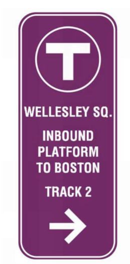 mbta sign