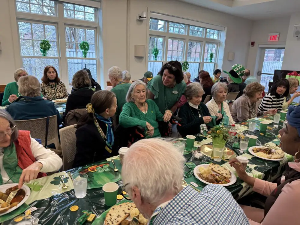 Wellesley Council on Aging St. Patrick's Day lunch