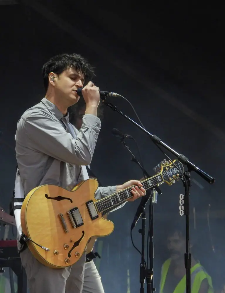 Ezra Koenig of Vampire Weekend at Boston Calling
