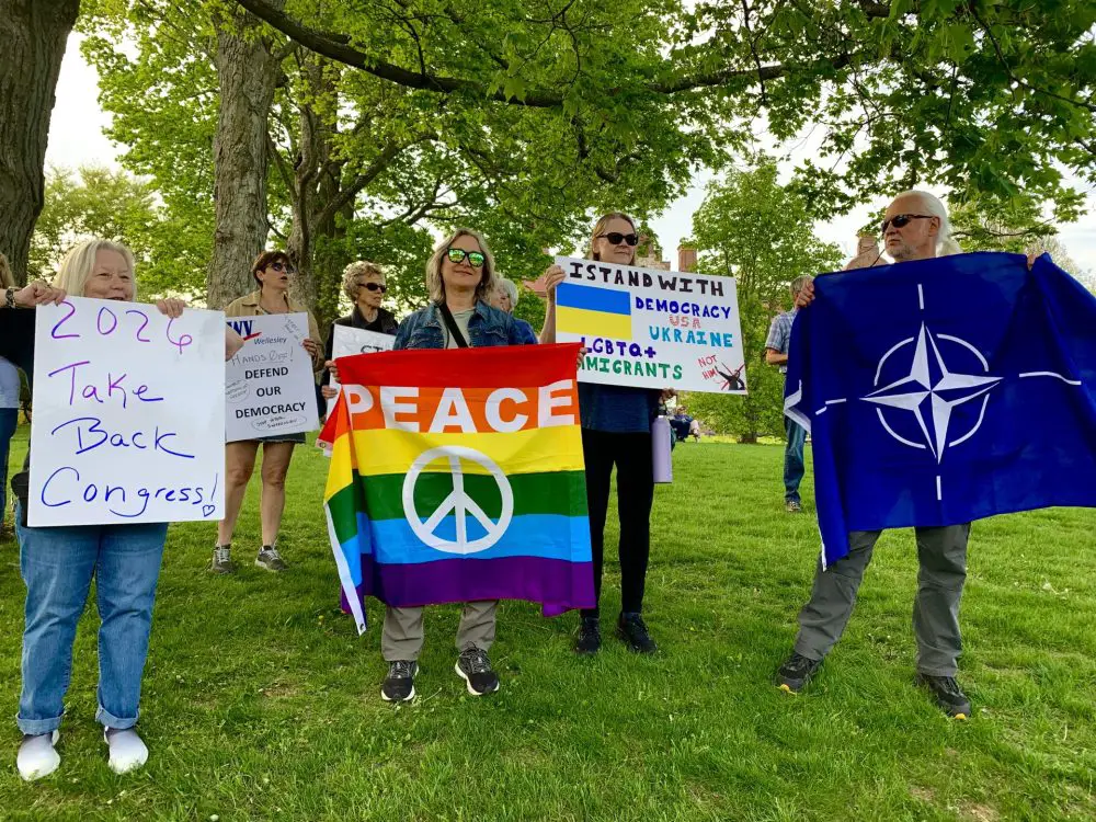 May Day protest, Wellesley